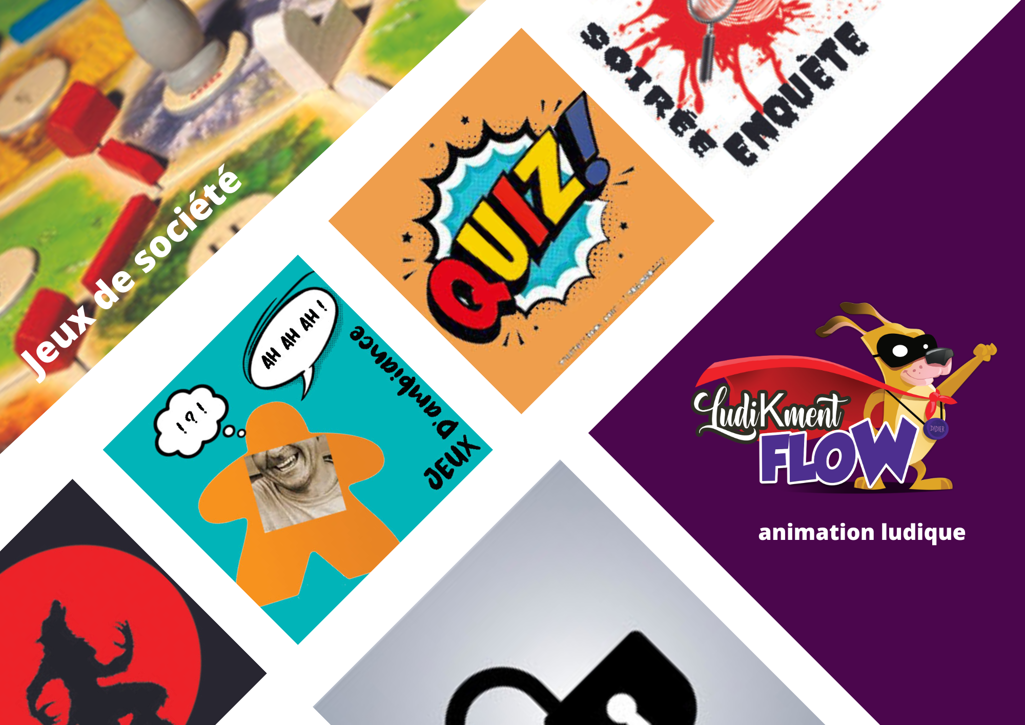Animation jeux de société moderne en soirée conviviale à Ribérac, public intergénérationnel en train de jouer en Dordogne
